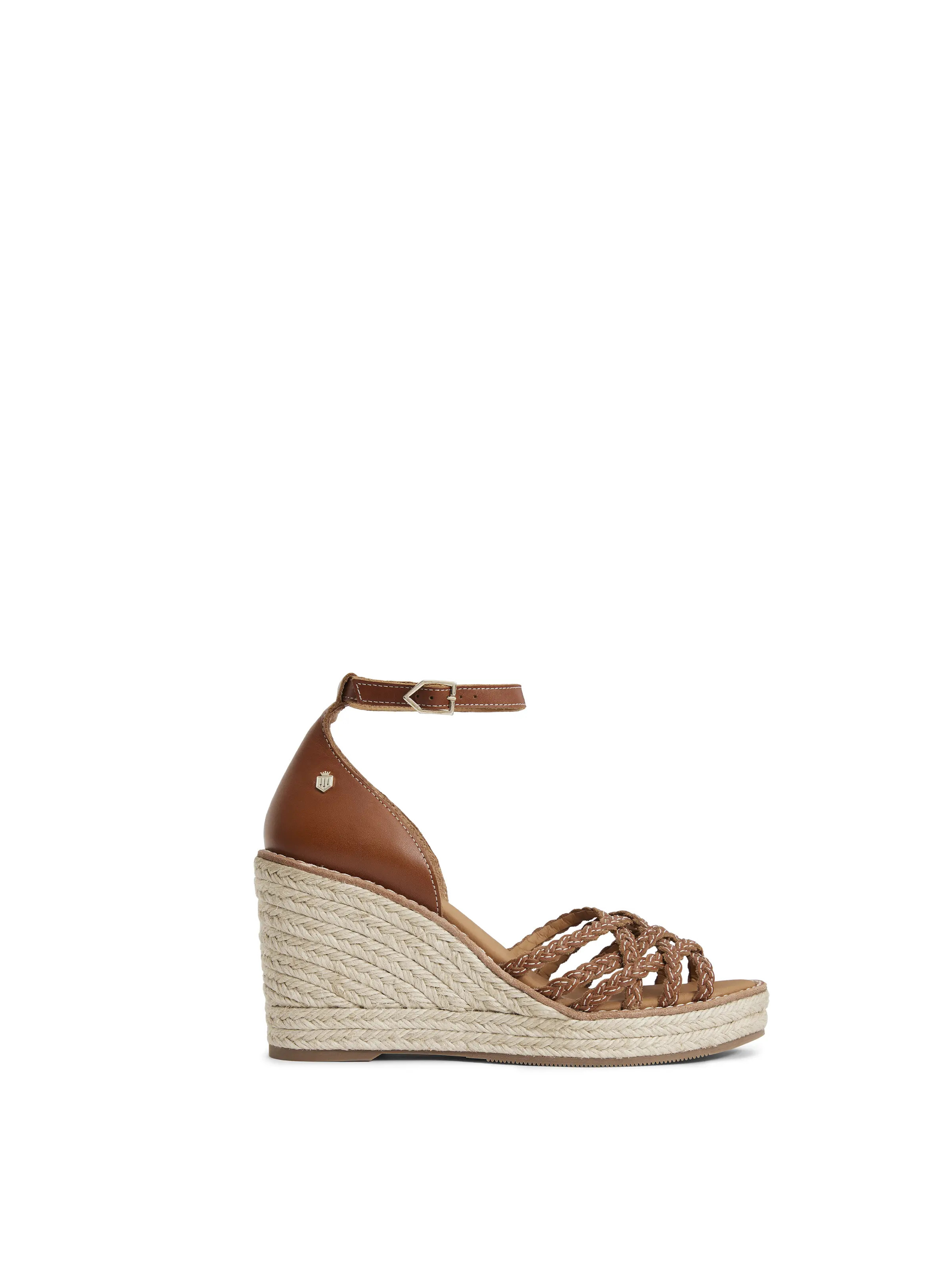 Seville - Women's Wedges - Tan Leather | Fairfax & Favor | Fairfax & Favor (UK)