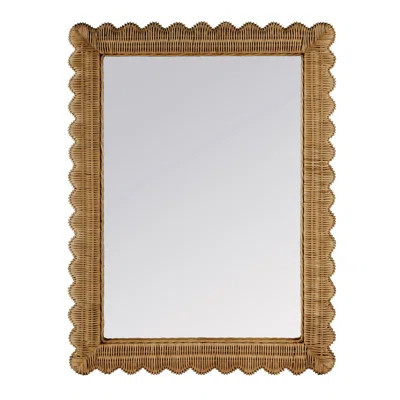 Lacie Rattan Rectangle Wall Mirror | Wayfair North America