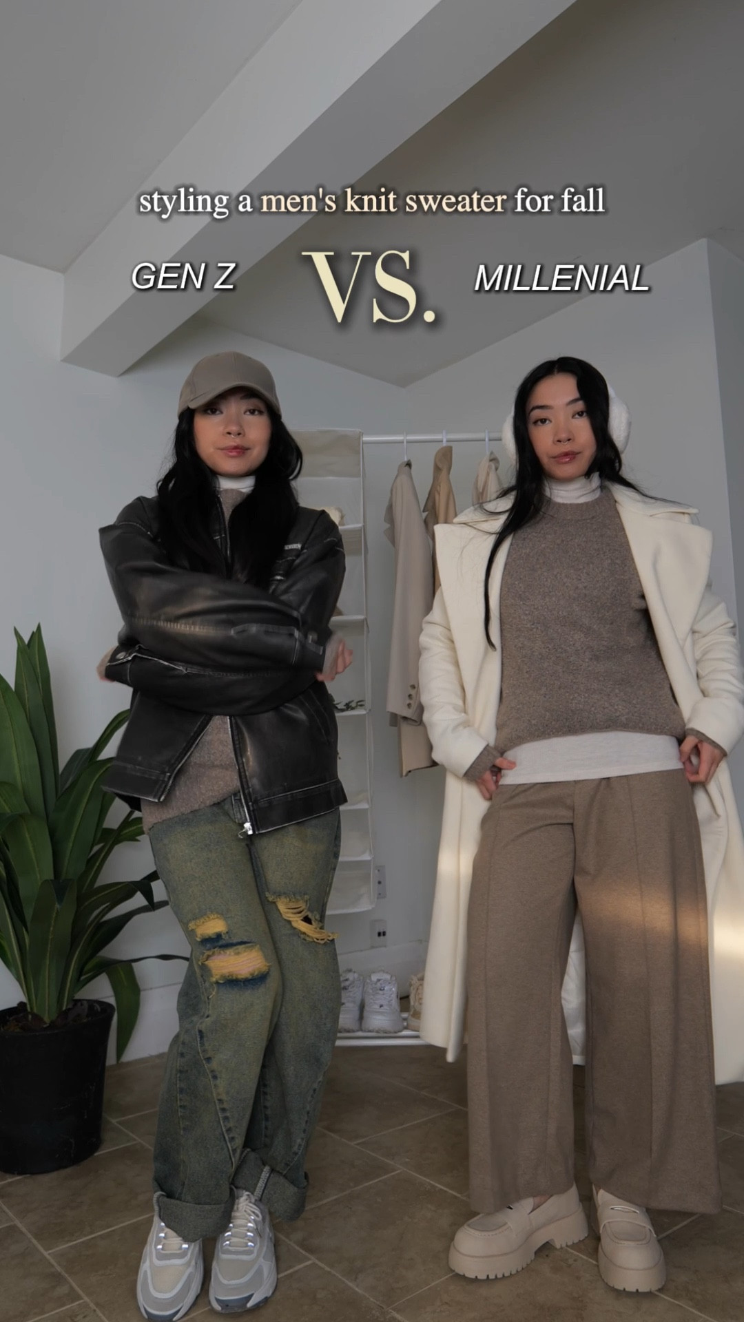 Sweater from H&M Man! 

Left: turtleneck: Aritzia
Jacket: Aelfric Eden
Jeans: Aelfric Eden
Hat: thrifted
Shoes: SHEIN

Right:
Turtleneck: Aritzia
Pants: Uniqlo
Jacket: Miss Guided
Ear muffs: SHEIN
Shoes: Time and Tru

#LTKFindsUnder100 #LTKStyleTip #LTKFindsUnder50