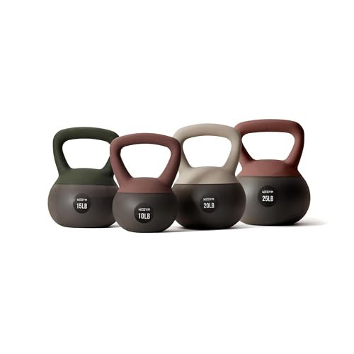 WeGym Soft Kettlebells with Cushioned Impact-Resistant Base and Anti-Slip, Wide-Grip Handle for Home Workouts, Weightlifting, and Full Body Strength Training | Amazon (US)