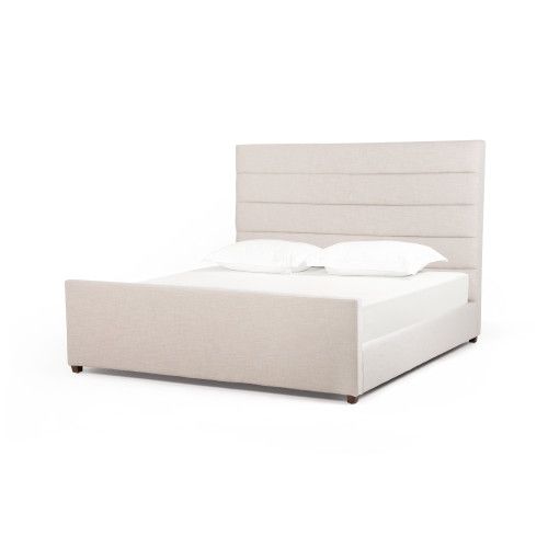 Four Hands Daphne Bed Cambric Ivory King | Gracious Style