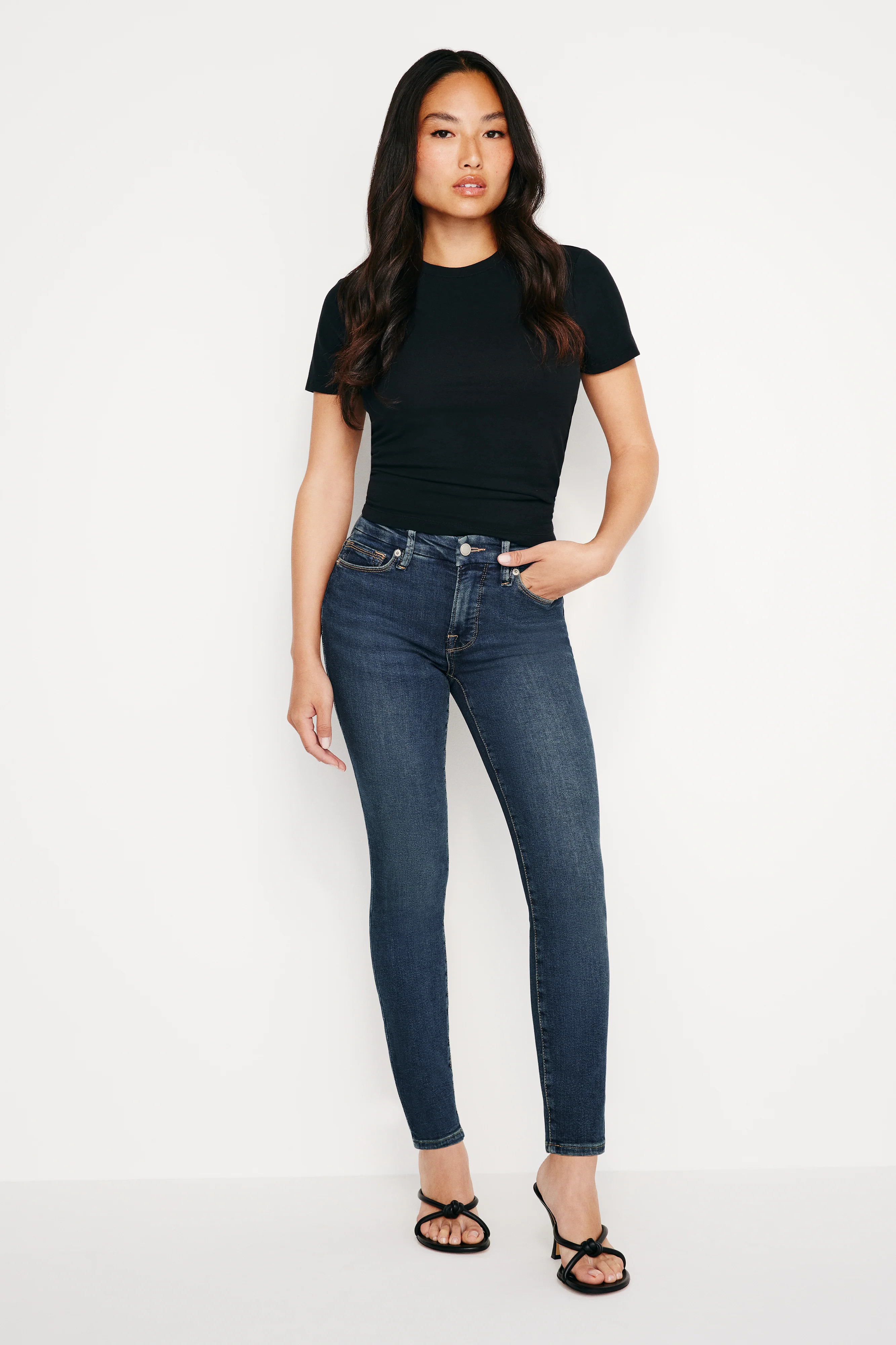 GOOD PETITE SKINNY JEANS | Good American