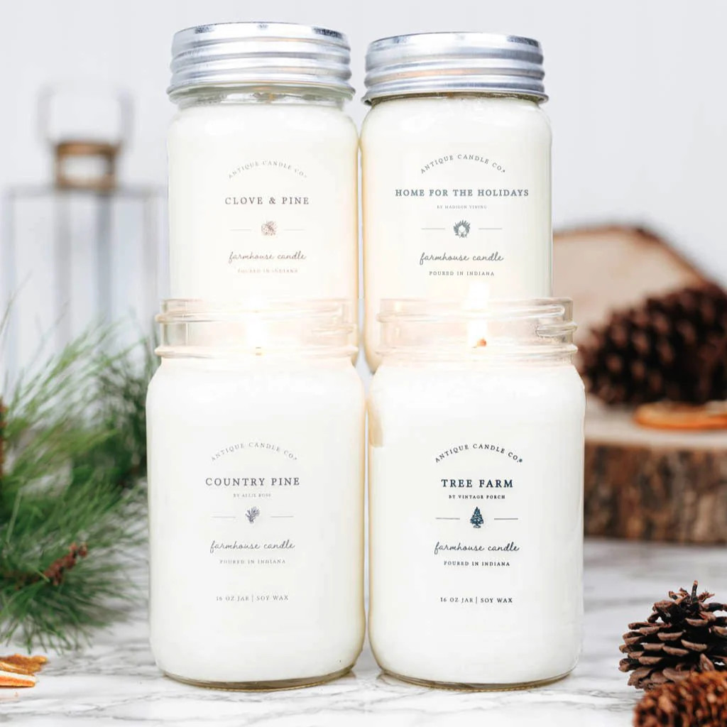 Evergreen Bundle of Four | Antique Candle Co.