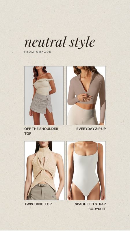 Neutral styles I’m eyeing on Amazon!

P.S. Be sure to heart this post so you can be notified of price drop alerts and easily shop from your Favorites tab!

#LTKStyleTip #LTKFindsUnder50 #LTKMidsize