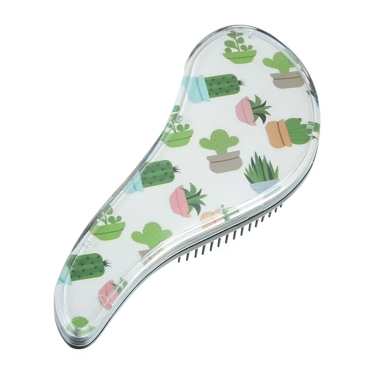 Unique Bargains Magic Handle Tangle Shower Hair Detangling Brush Cactus Pattern | Target