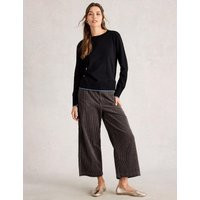 White Stuff Merino Wool Blend Tipped Detail Jumper Black | Marks & Spencer (UK)