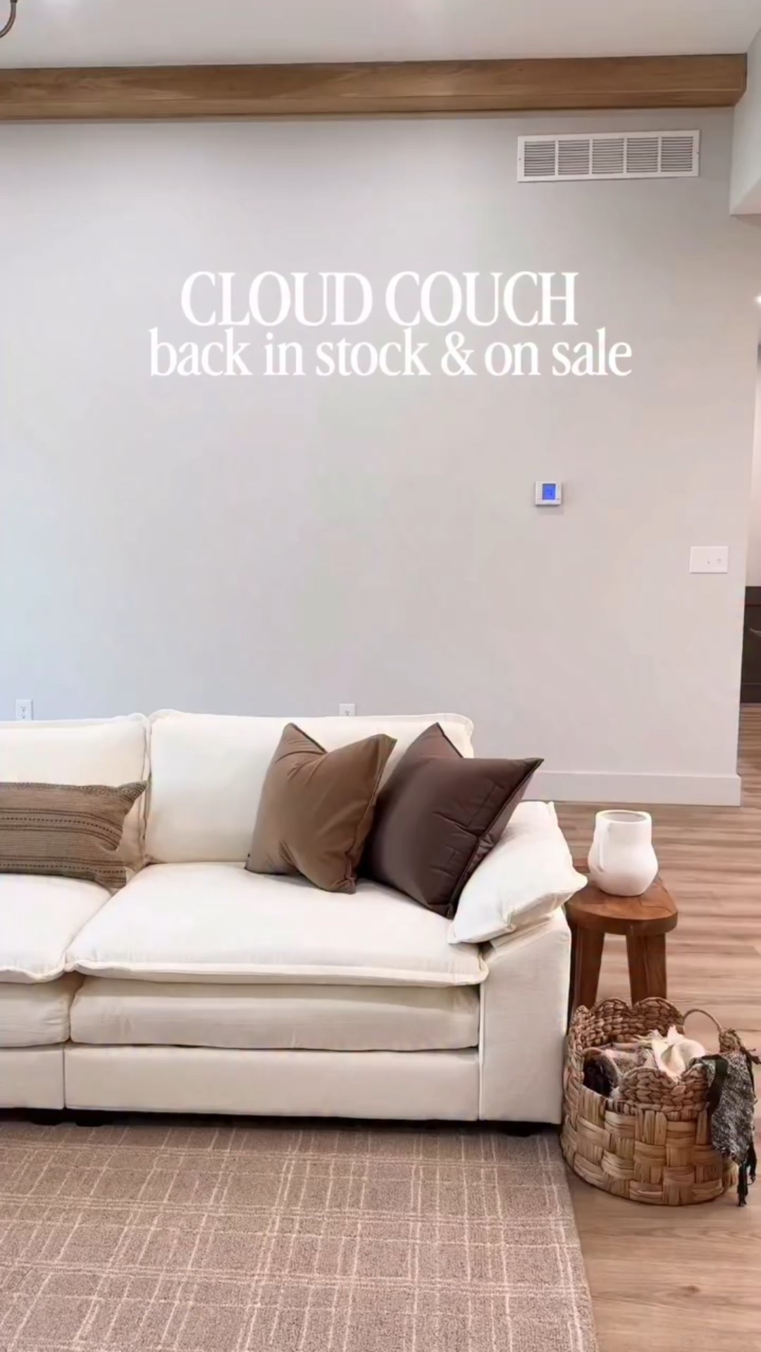 I would suggest to getting raisers for the feet! IMO the couch sits a little low 💛

#LTKHome #LTKSaleAlert