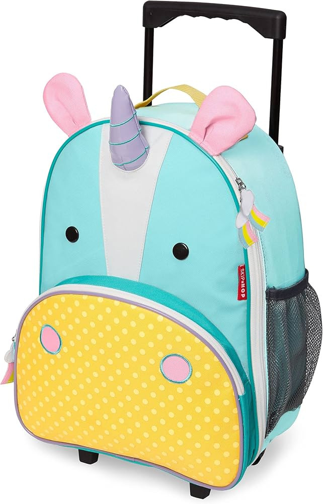 Skip Hop Kids Rolling Backpack, Zoo, Unicorn | Amazon (US)