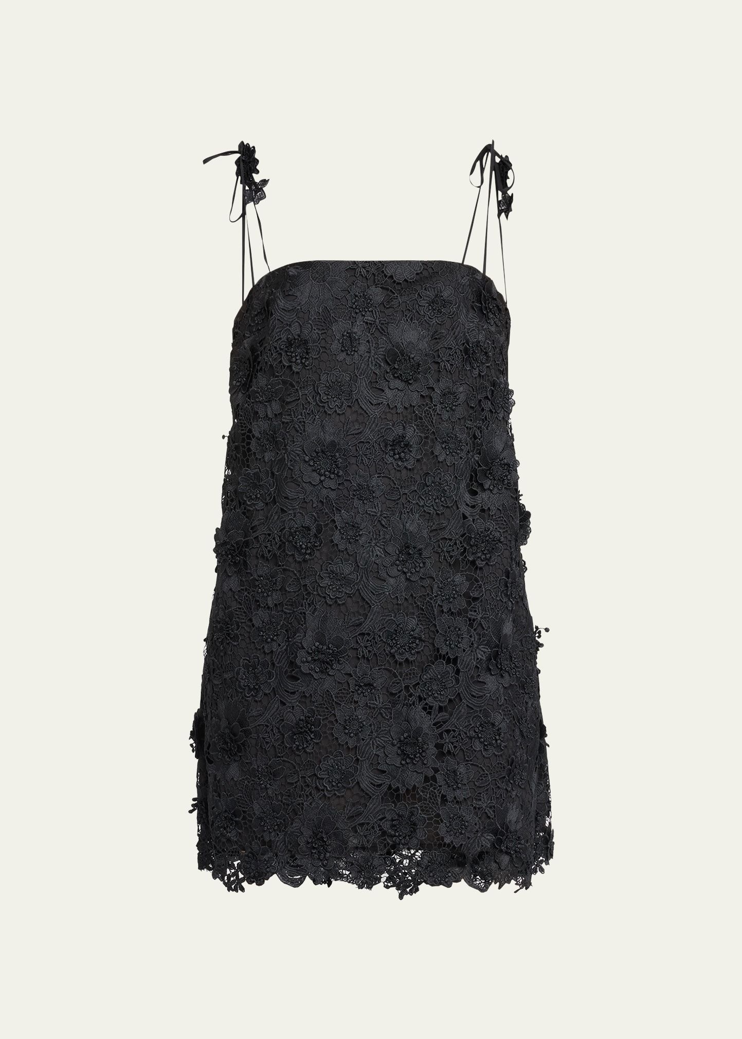 Zimmermann Raie Lace Flower Mini Dress | Bergdorf Goodman