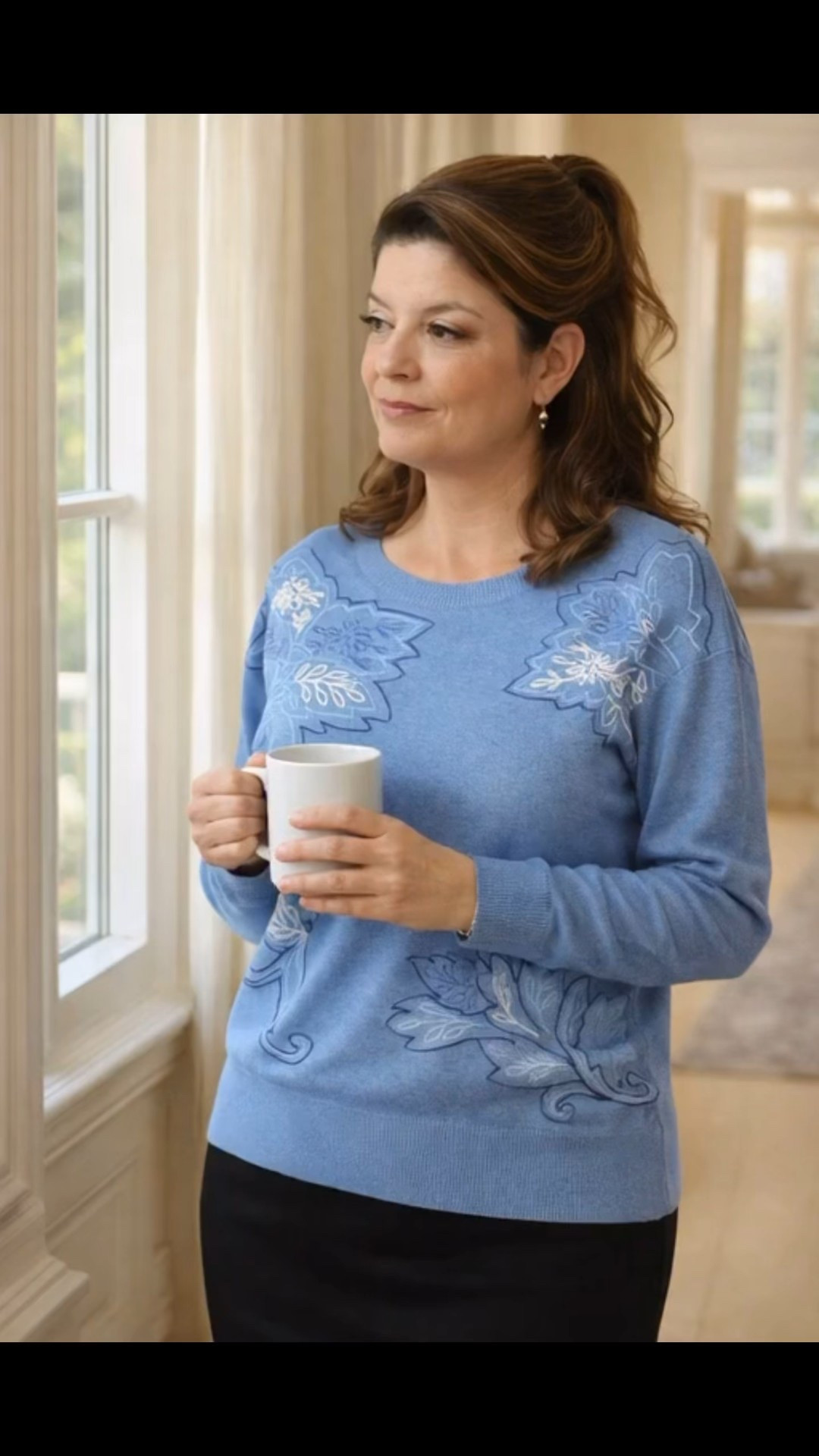 Wearing blue into the New Year for health, calm, and fresh energy ✨
This soft and pretty blue sweater from Talbots is one of those pieces that instantly makes you feel put together without trying. It’s lightweight, cozy, and perfect for everyday wear or dressing up a little.

💙 Traditionally, blue is worn on New Year’s to invite health and peace into the year ahead — and I’m all in.
📏 I’m wearing a size XL for a relaxed, comfortable fit.
🔗 Linked here for you.

#LTKdayinmylife #LTKMidsize #LTKmorningroutine