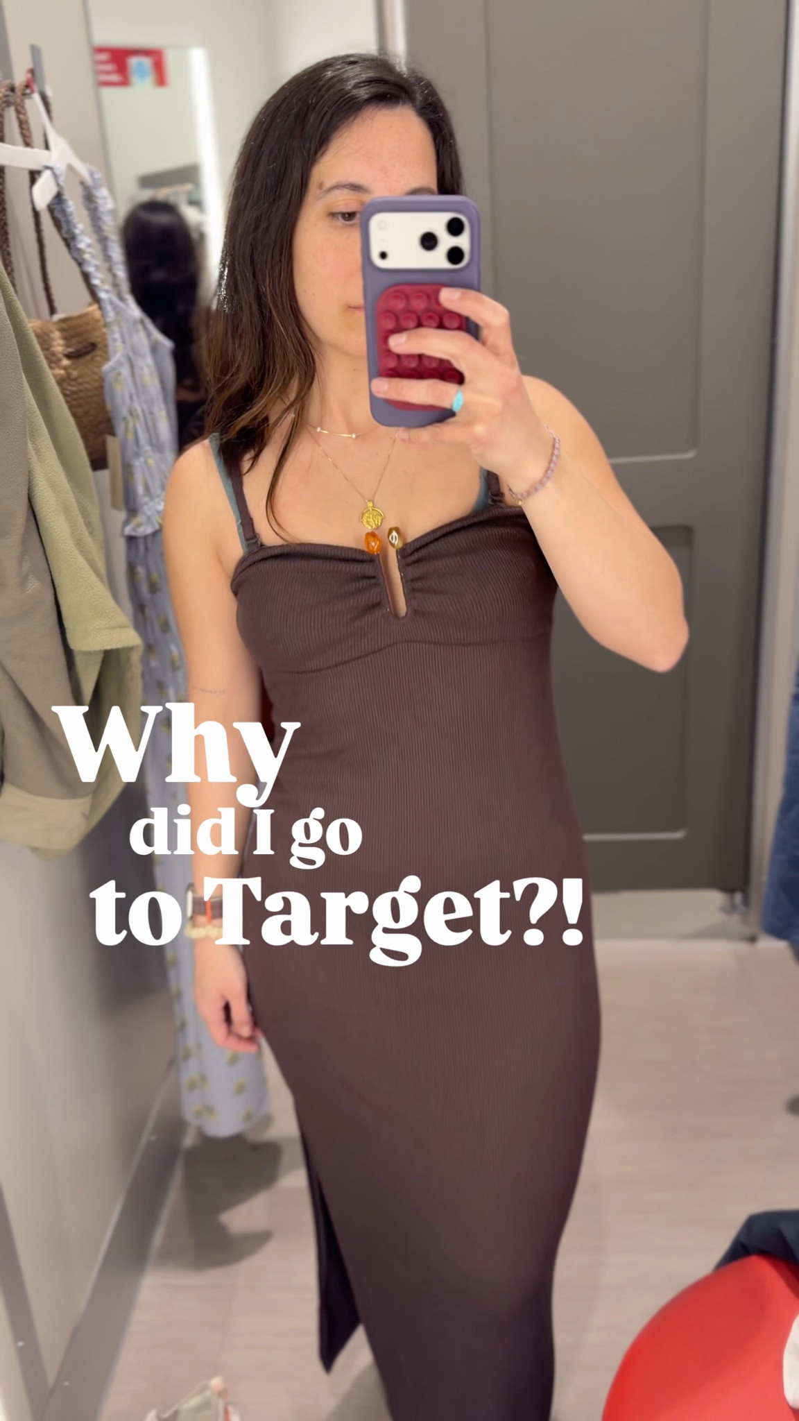 Target has the most incredible Summer clothes right now!! I could have bought everything but I had to control myself from doing that! Everything I tried on were either Small or XS. I found the dresses to run a little small. 