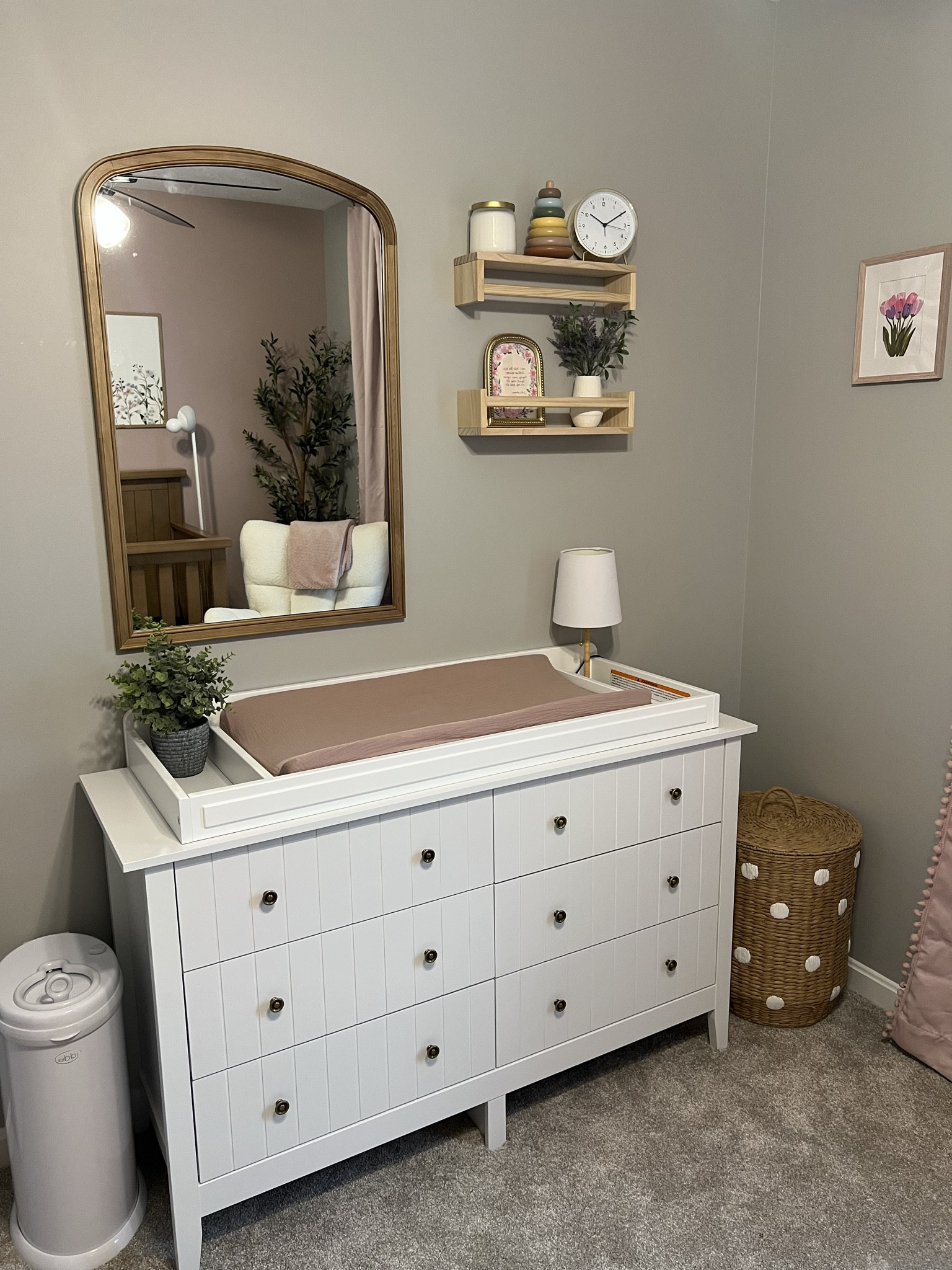 The final touches to our baby girl’s nursery 🫶🏼

#LTKbump #LTKbaby #LTKkids