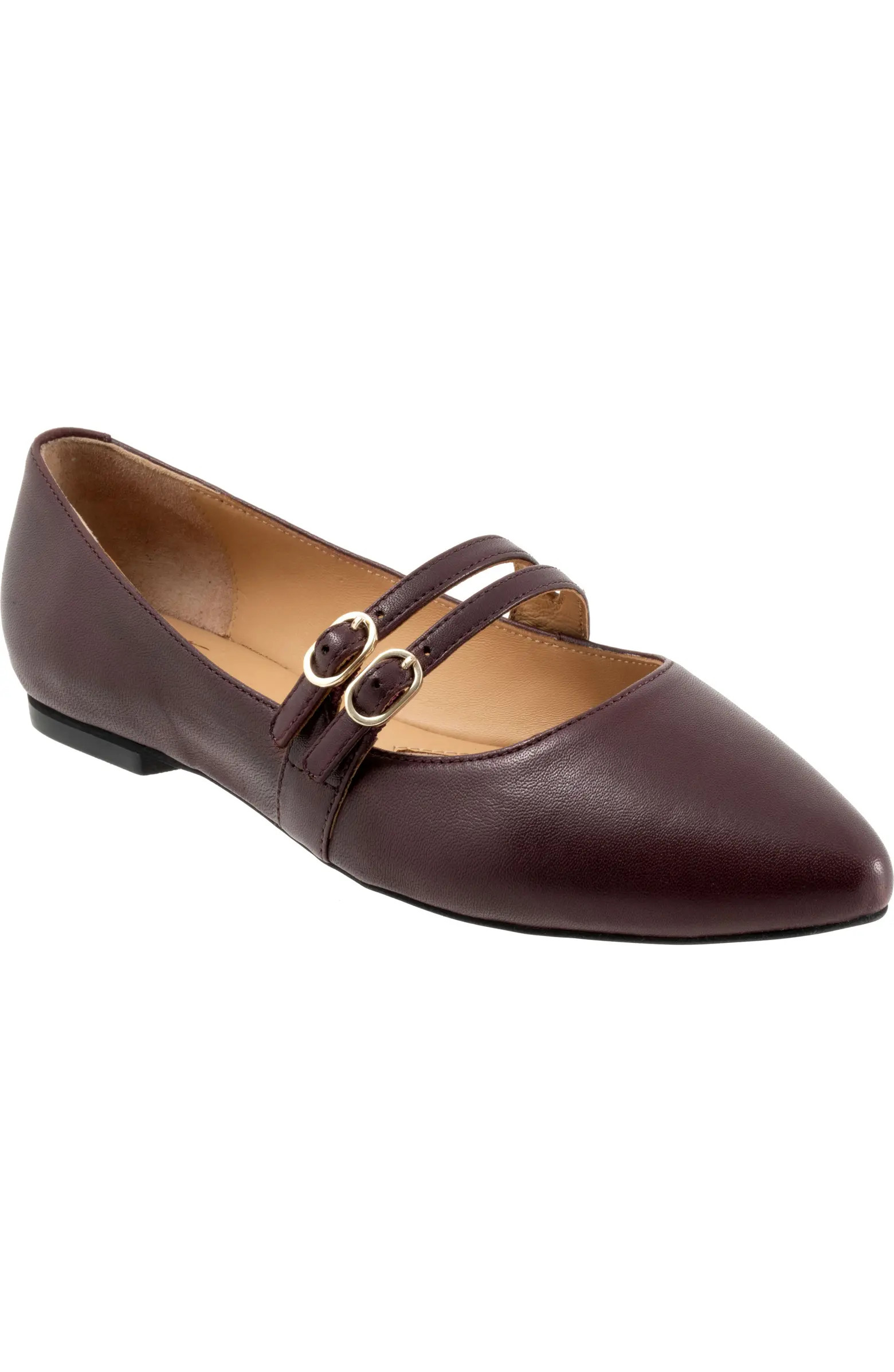 Emerald Pointed Toe Mary Jane Flat (Women) | Nordstrom