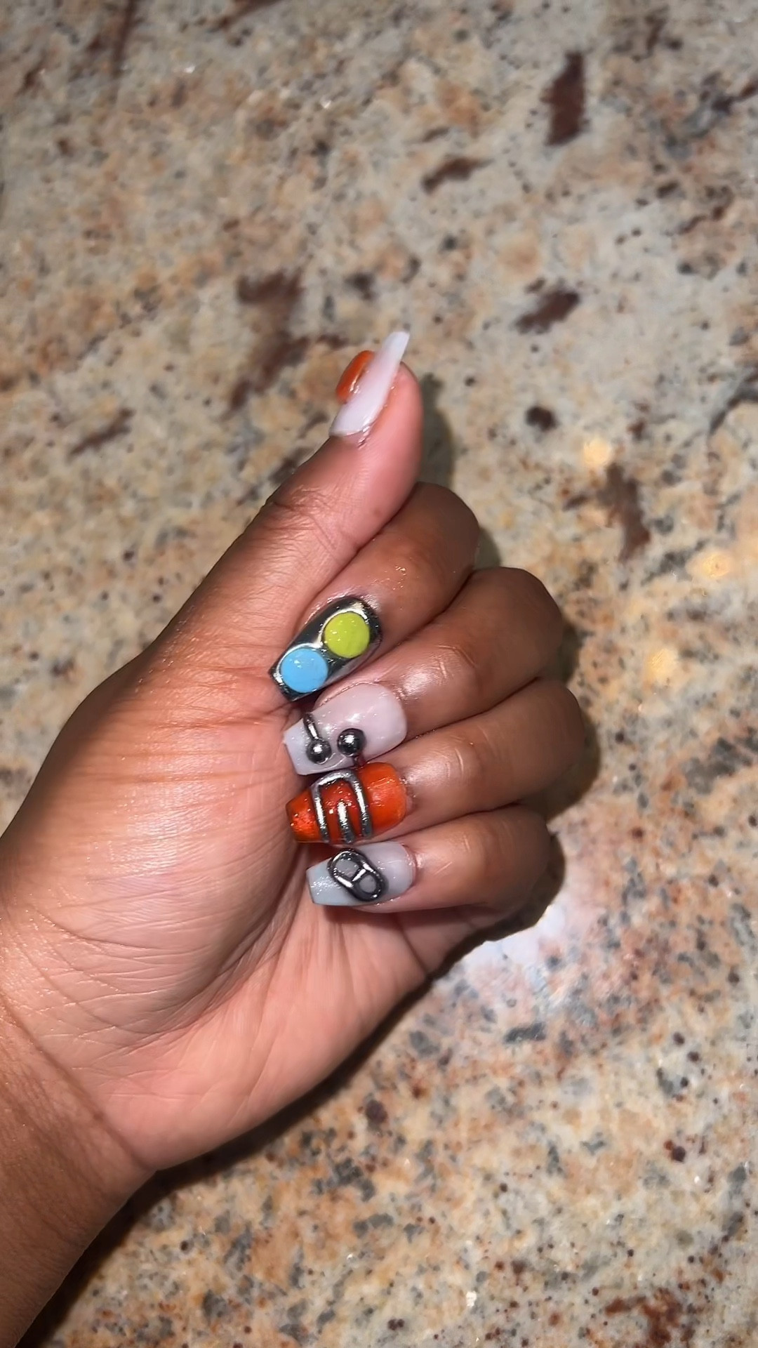 Beautiful Edgy Metallic Nails!😍 You can customize them! 

#LTKBeauty #LTKStyleTip #LTKFallSale