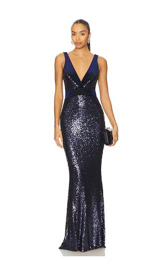 Beloved Sequin Gown in Midnight | Revolve Clothing (Global)