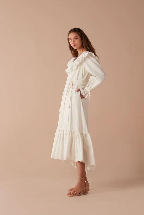 Vestido Off-White Carol Bassi Diana | ZZ Mall (BR)