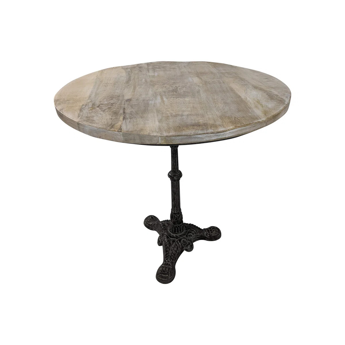 Kahloni Mango Wood & Iron Pedestal Dining Table | Wayfair North America