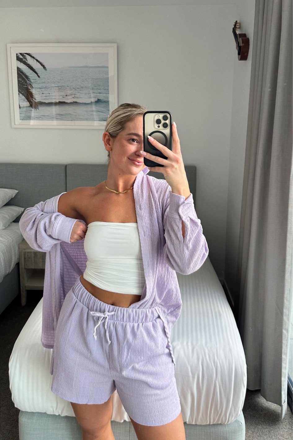 Small purple top
Medium purple bottoms 
XS white tube top 


#LTKaustralia