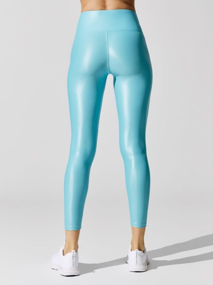 High Rise 7/8 Legging In Takara Shine | Carbon38