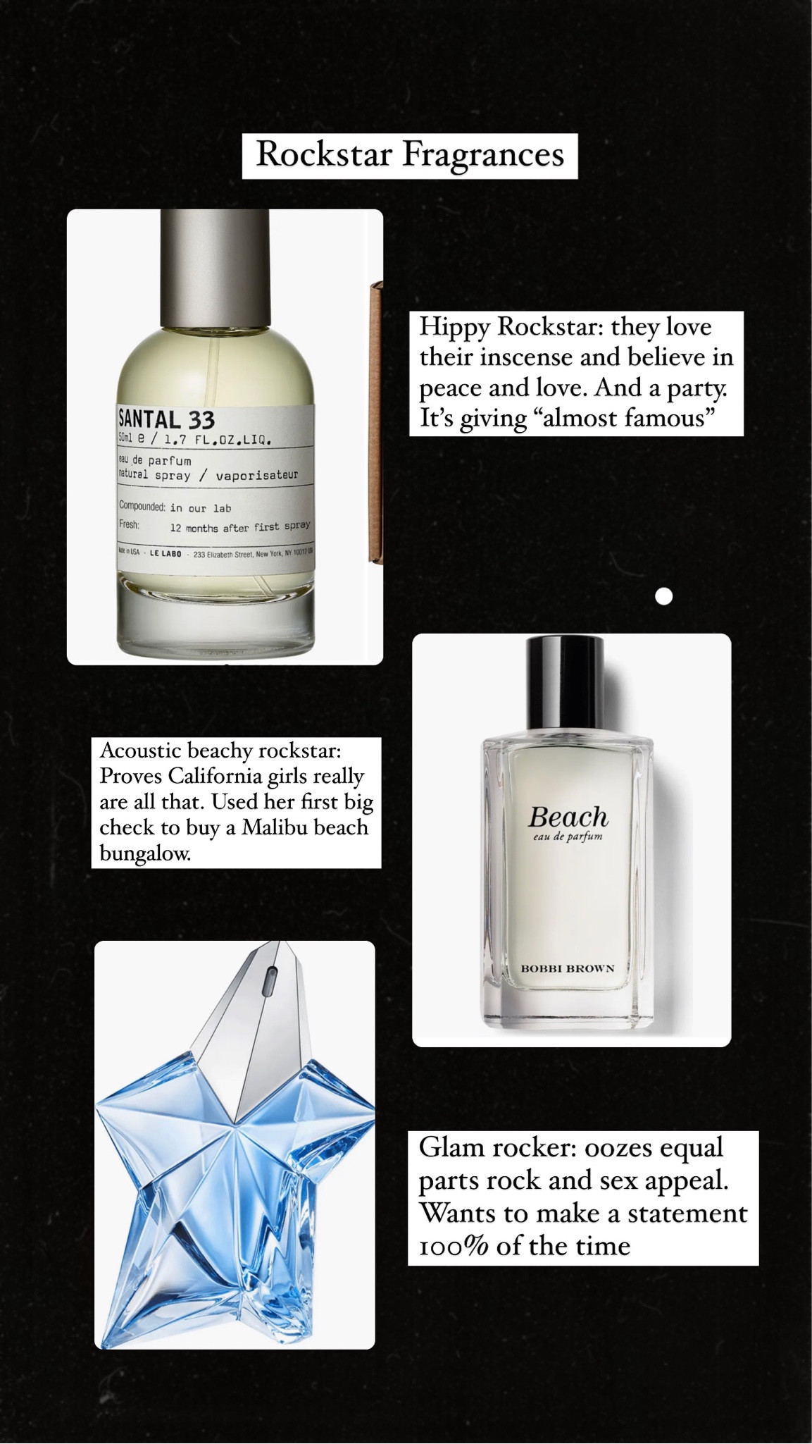 Want to smell like a rockstar with your new perfume? These fragrances have it 

#LTKbeauty