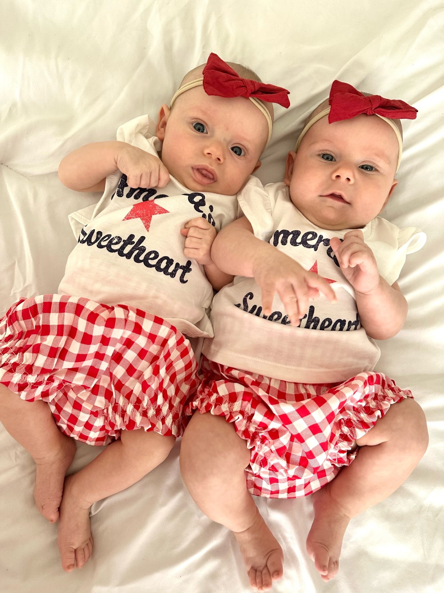 Matching outfit Monday 🩷🩷 twin girl matching outfit | baby girl summer outfit | Memorial Day weekend baby girl outfit | 4th of July baby girl outfit

#LTKBaby #LTKmomlife #LTKootd