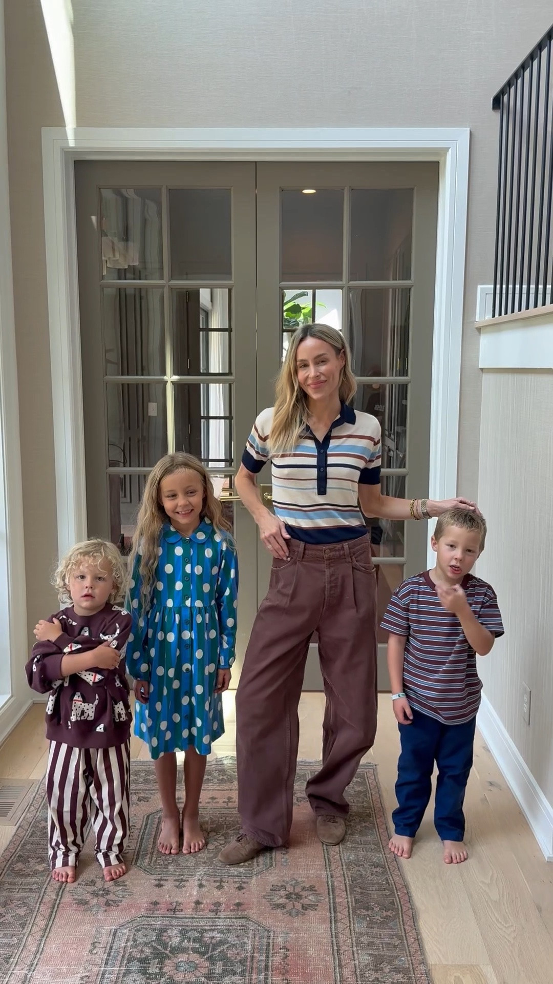 The cutest crew dressed in @Hanna Andersson #hannapartner #ad