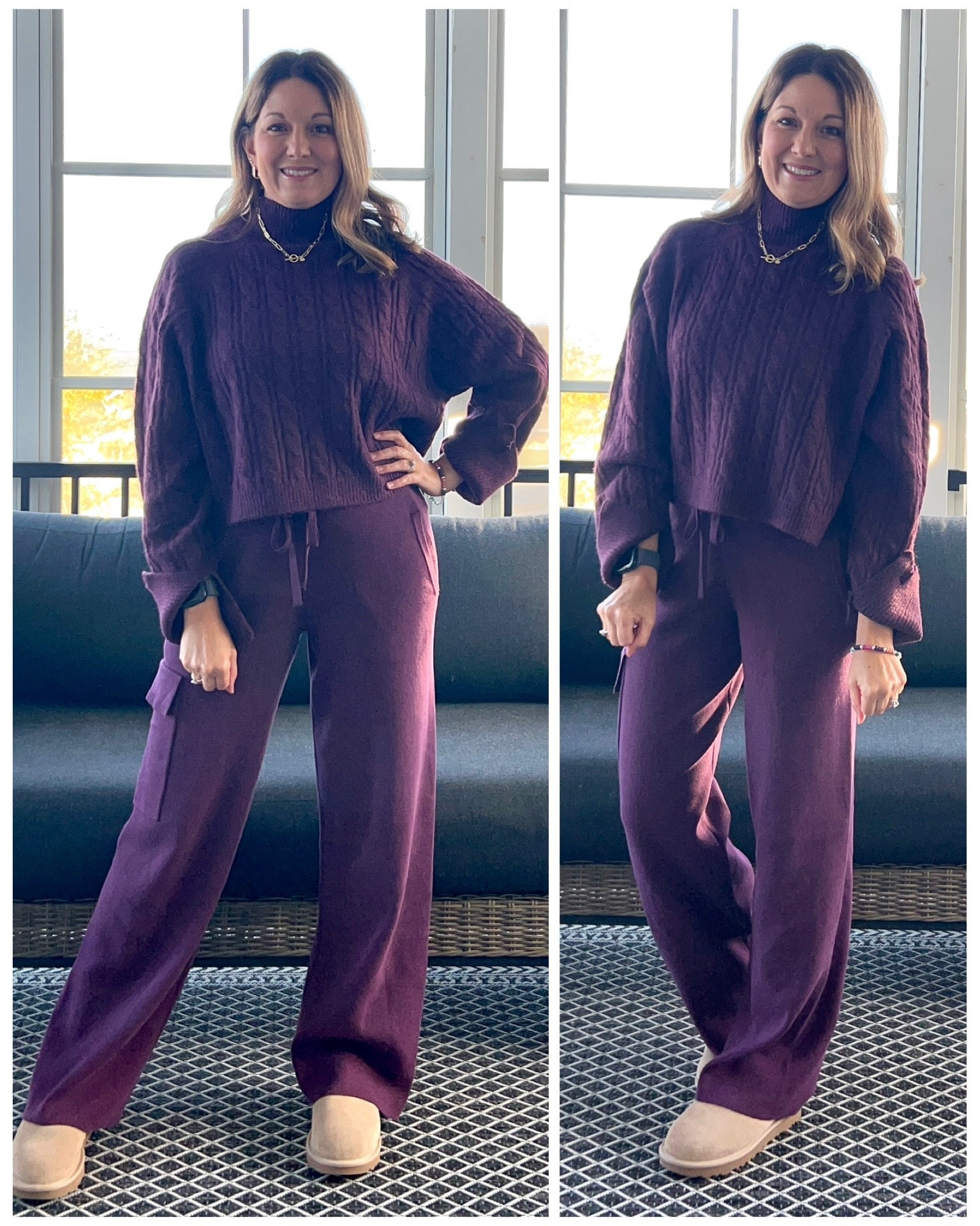 Cute new Joy Lab pieces from 🎯!!

Sweater top - tts, in size S
Cargo sweater bottoms - tts, in size S
UGG booties - tts

#LTKOver40 #LTKShoeCrush #LTKFindsUnder100