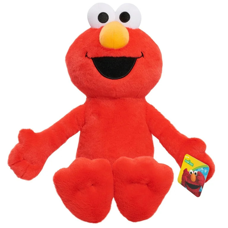 Sesame Street Large Plush Elmo, Kids Toys for Ages 18 month | Walmart (US)