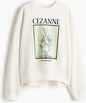 Oversized Print-motif Sweatshirt | Nordstrom