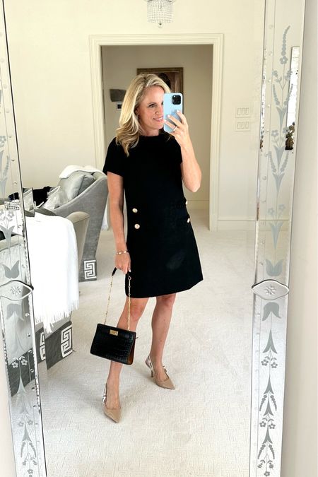 You can never go wrong with a little black dress!   Fall transition and day to night

Little black dress
LBD
Neutral heel
black handbag 

#LTKSeasonal #LTKover40 #LTKstyletip