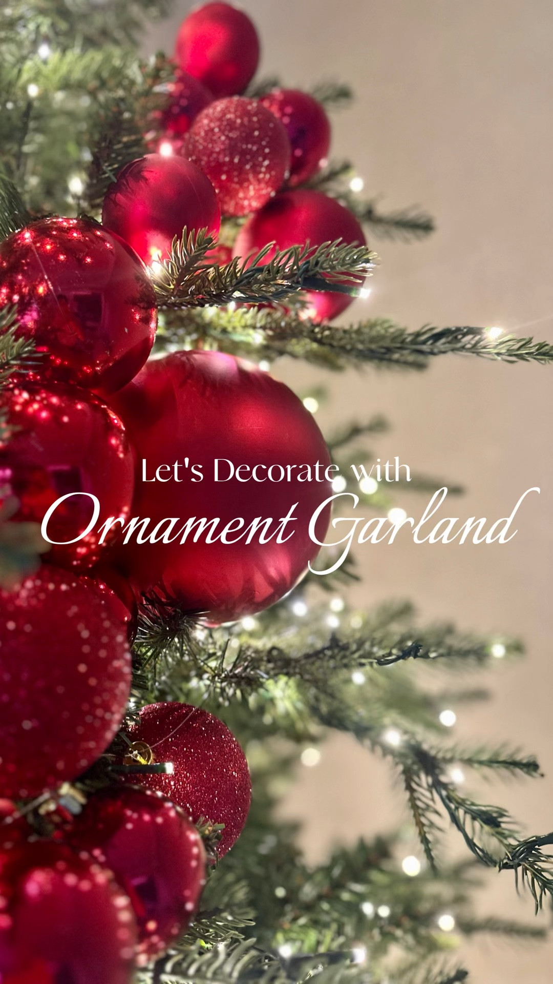 The first is tree is done! I tried my take a creating a designer inspired Christmas tree that you would see in a hotel lobby by using hundreds of ornaments and fishing line to create my own ornament Garland. 

I used large ornaments throughout to create visual interest and ornament cluster picks to help fill in space. 

Christmas tree decor // Christmas tree inspo // Christmas decor inspo // holiday decor // holiday home

#LTKfindsunder50 #LTKVideo #LTKhome