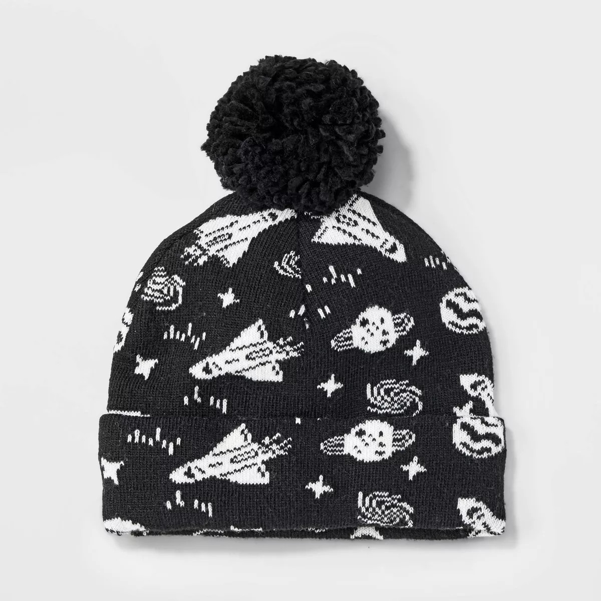 Toddler Rocket Beanie - Cat & Jack™ Black 2T-5T | Target