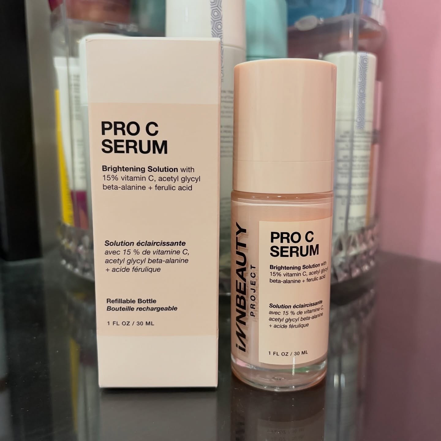 ⭐️PRODUCT REVIEW⭐️

This product was gifted to me by @innbeautyproject and @skeepers_us in exchange for my honest review.

The Innbeauty Project Pro C Serum is meant to provide visible brightening at maximum power. I was really excited to try this because my skin could use some brightening and I have a few stubborn dark spots that I am hoping to fade. This is a thin consistency milky appearing serum. It has no fragrance and absorbs quickly into skin. I love that it is lightweight and doesn’t feel sticky on the skin. I use this under moisturizer and SPF and it layers well. I definitely think this makes my skin look brighter and more radiant. I’m feeling optimistic about my dark spots fading, but I will need to use more long term for those results. I also love that the packaging is refillable on this.

#innbeautyproject #vitaminc #skincare #productreview #ugc