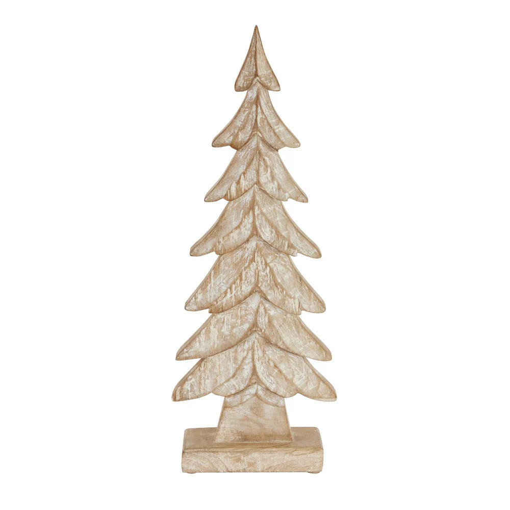 Hill Interiors Carved Wood Christmas Tree - Large | Olivia's