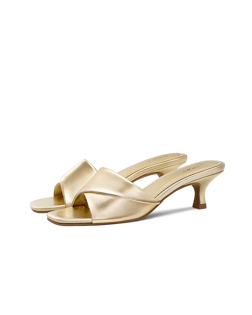Daur | Twist Strap Heels | Fitory Footwear US