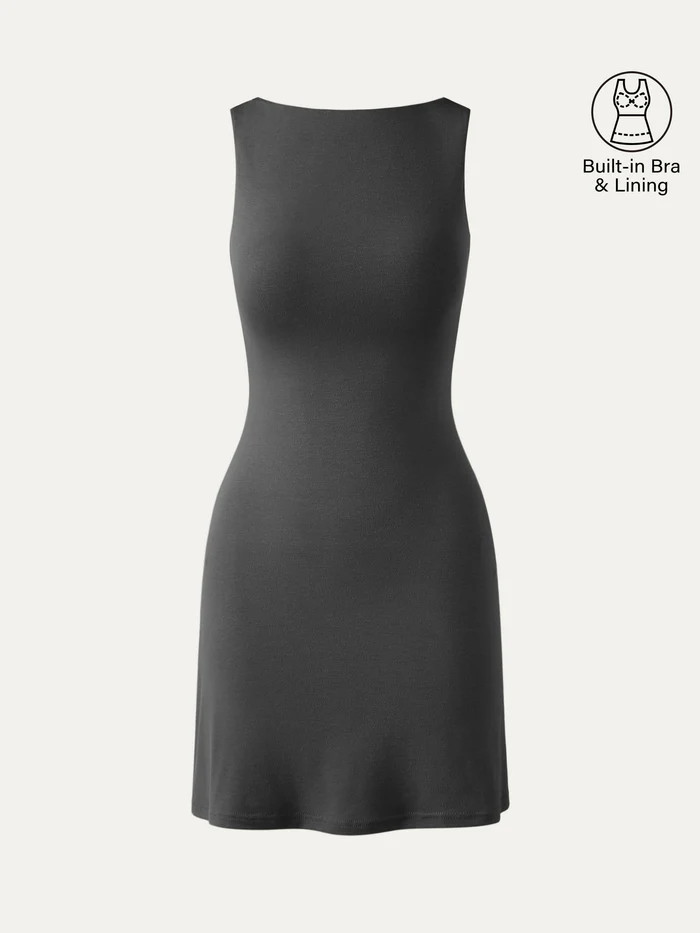 Cooling Open Back Brami Mini Dress | OGL