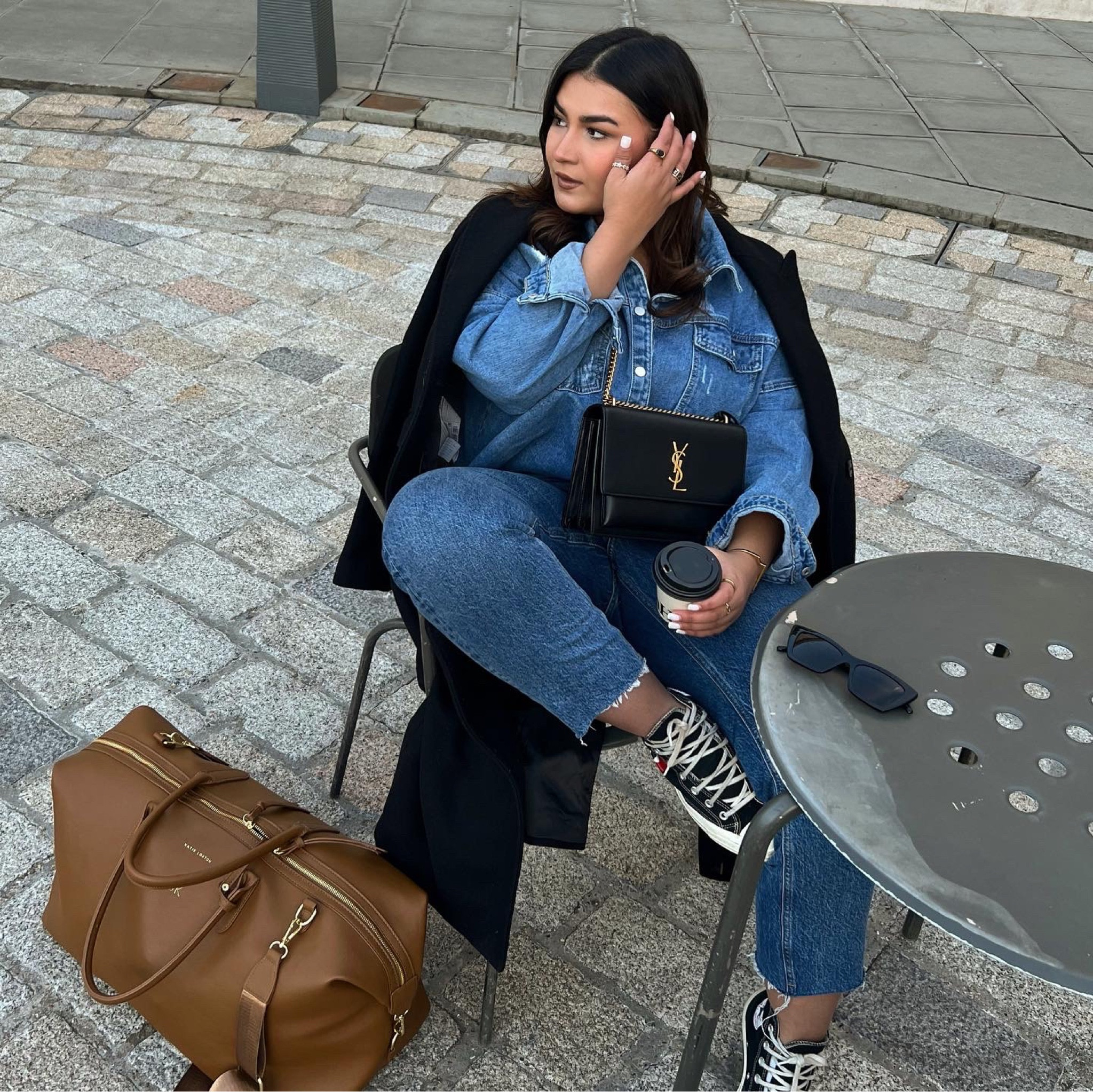 Double Denim moment 💙
Jeans - Asos
Denim shirt h&m (old season, similar linked)
Converse - Offspring
Coat - Mango
Weekender Bag - Katie Loxton (pr)

#LTKstyletip #LTKeurope #LTKcurves
