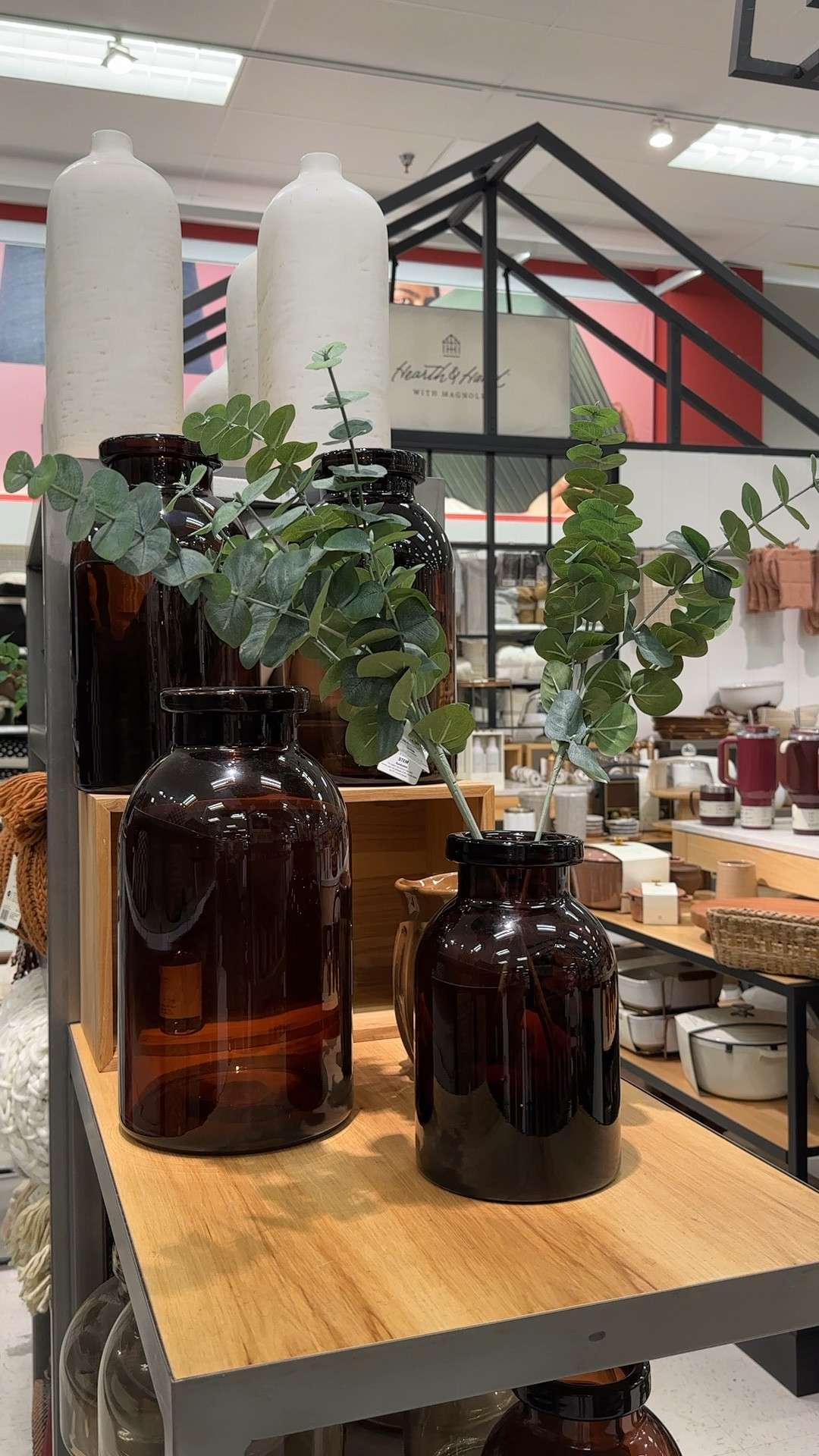 Brown tinted glass amber jug vases at Target. Perfect fall vase. Hearth & Hand collection at Target.

#LTKHome