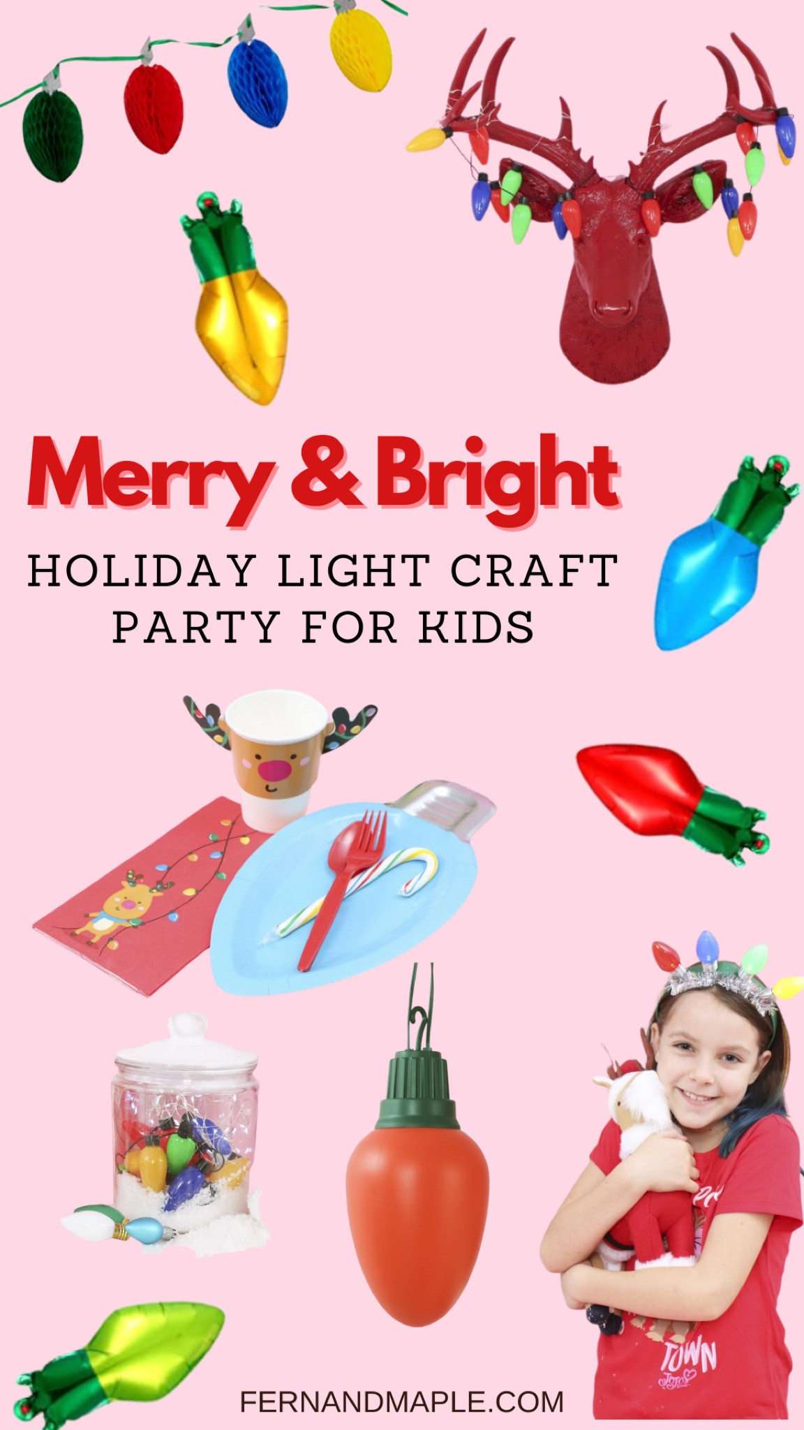 Brighten up the year with a Merry and Bright Christmas Light Craft Party for Kids!

#LTKHoliday #LTKkids #LTKparties