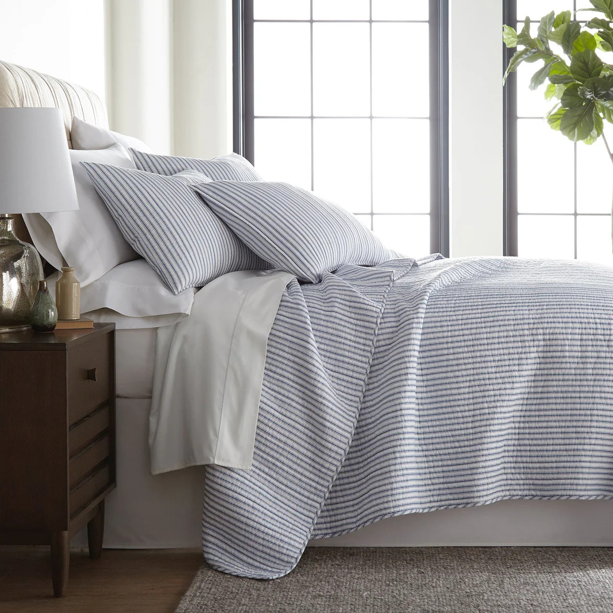 Tobago Stripe Quilt Set | Levtex Home