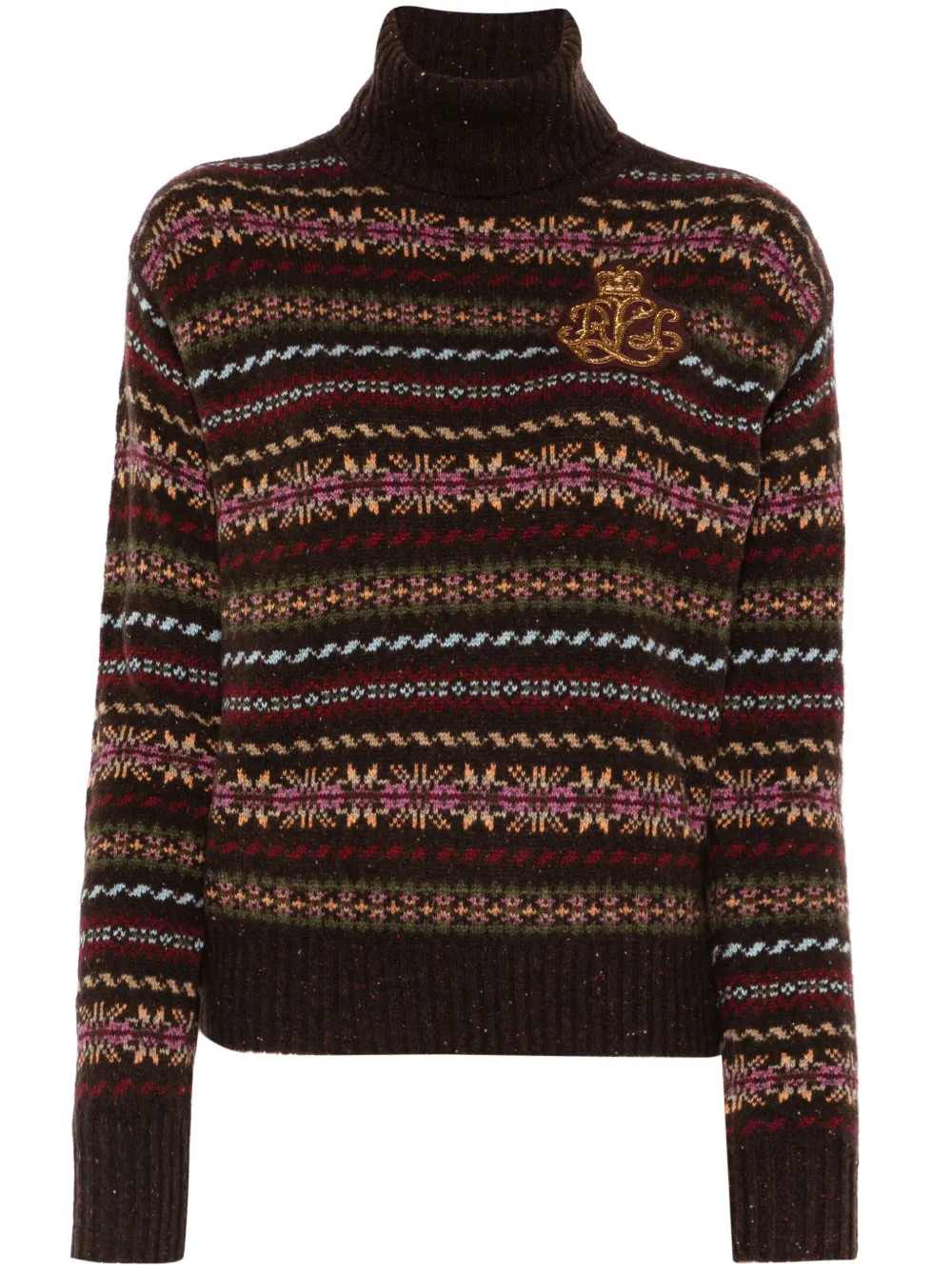 Lauren Ralph Lauren logo-appliqué Sweater  | Brown | FARFETCH | Farfetch Global