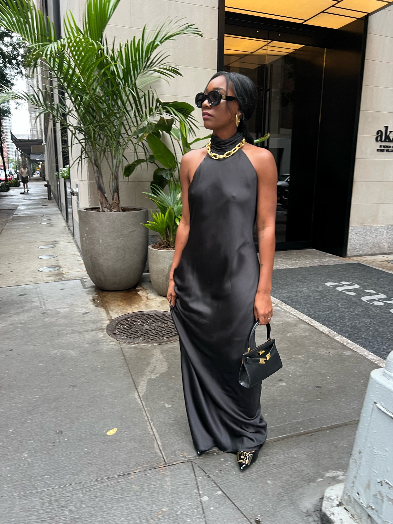 Black tie wedding guest - black satin halter maxi dress - fall wedding

#LTKwedding #LTKparties #LTKstyletip