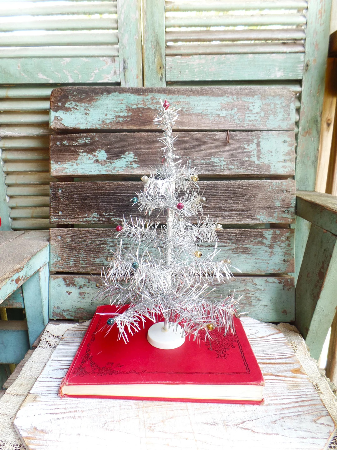 Vintage Aluminum Christmas Tree Tabletop Feather Tree Mid Century Retro Christmas Tree Miniature ... | Etsy (US)