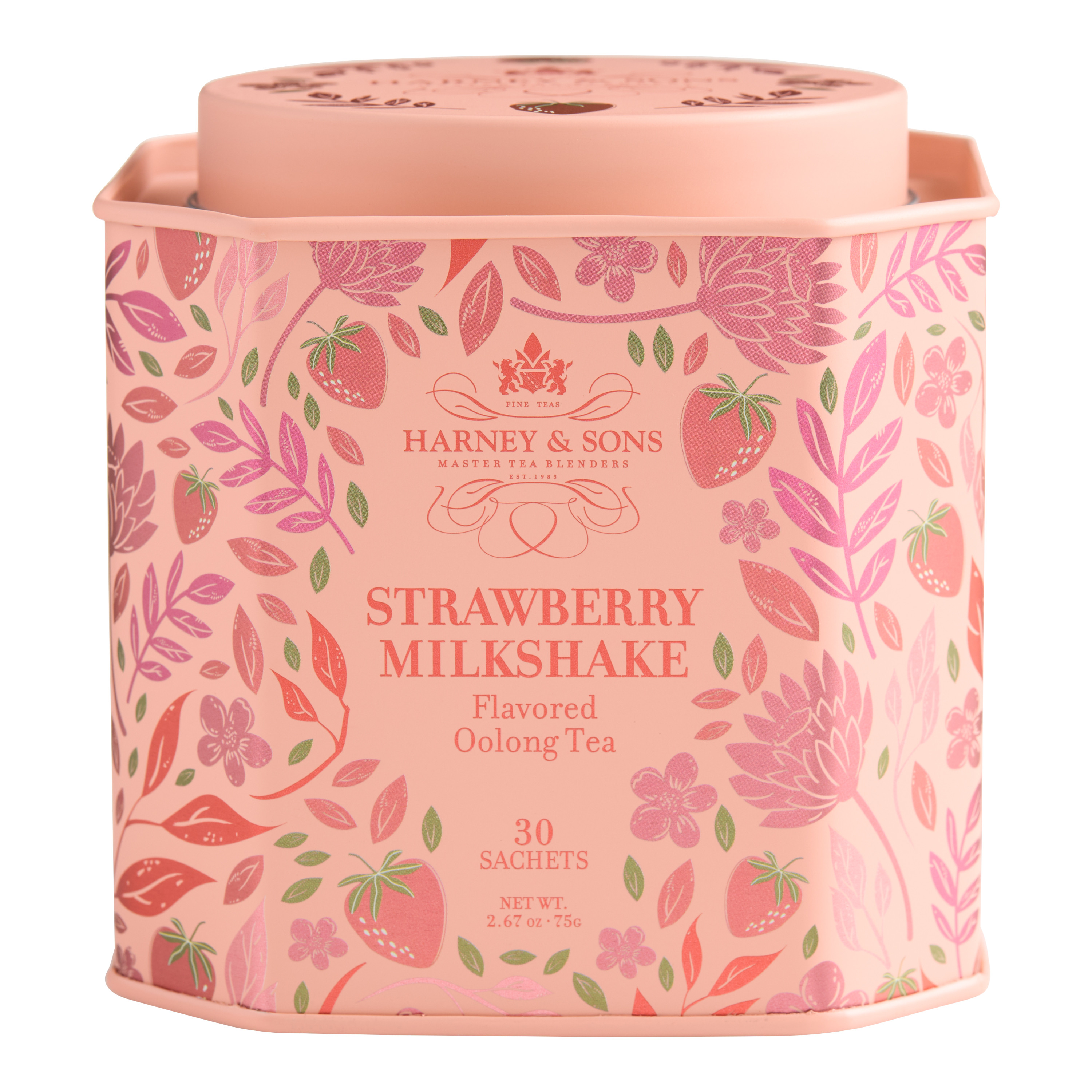 Harney & Sons Strawberry Milkshake Tea Sachets 30 Count | World Market