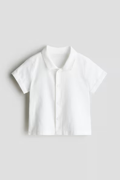H & M - Linen-blend Shirt - White | H&M (US + CA)