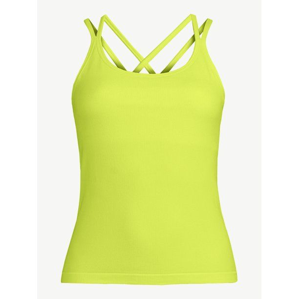 Love & Sports Women's Seamless Strappy Cami Top | Walmart (US)