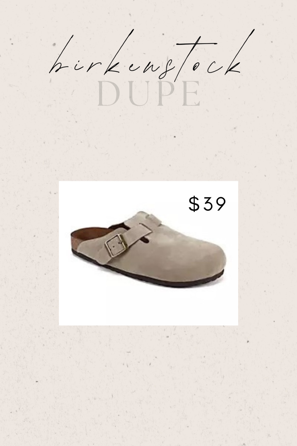 Birkenstock clogs dupe for only $39!! 

#LTKShoeCrush #LTKFindsUnder50 #LTKSaleAlert