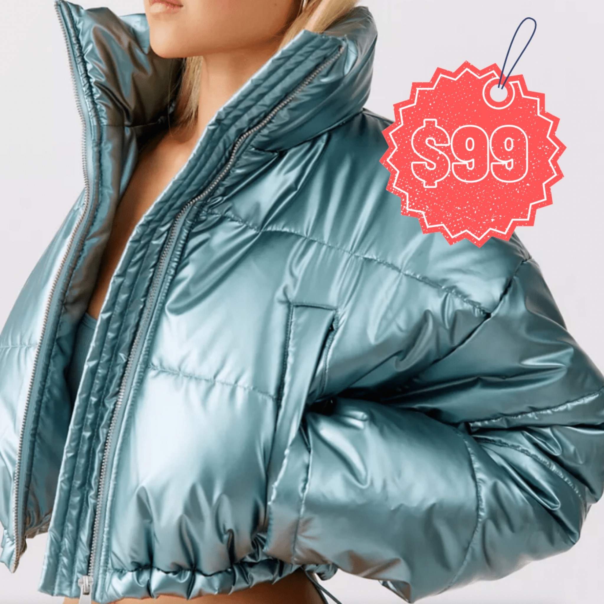 This blue metallic puffer #jacket is the perfect color for this fall and #winter.

Great for cold weather, snow, rain and wind. The draw string lets you pull it tight to fit your waist. 

This coat would be a great Christmas gift - it’s unique, and you can assume they don’t already have something similar! 😊

#puffercoat #pufferjacket #metallic #blue #christmas #croppedjacket #winterwear #under100 #christmasgift #wintercoat #urbanoutfitters  

#LTKHoliday #LTKSeasonal #LTKunder100