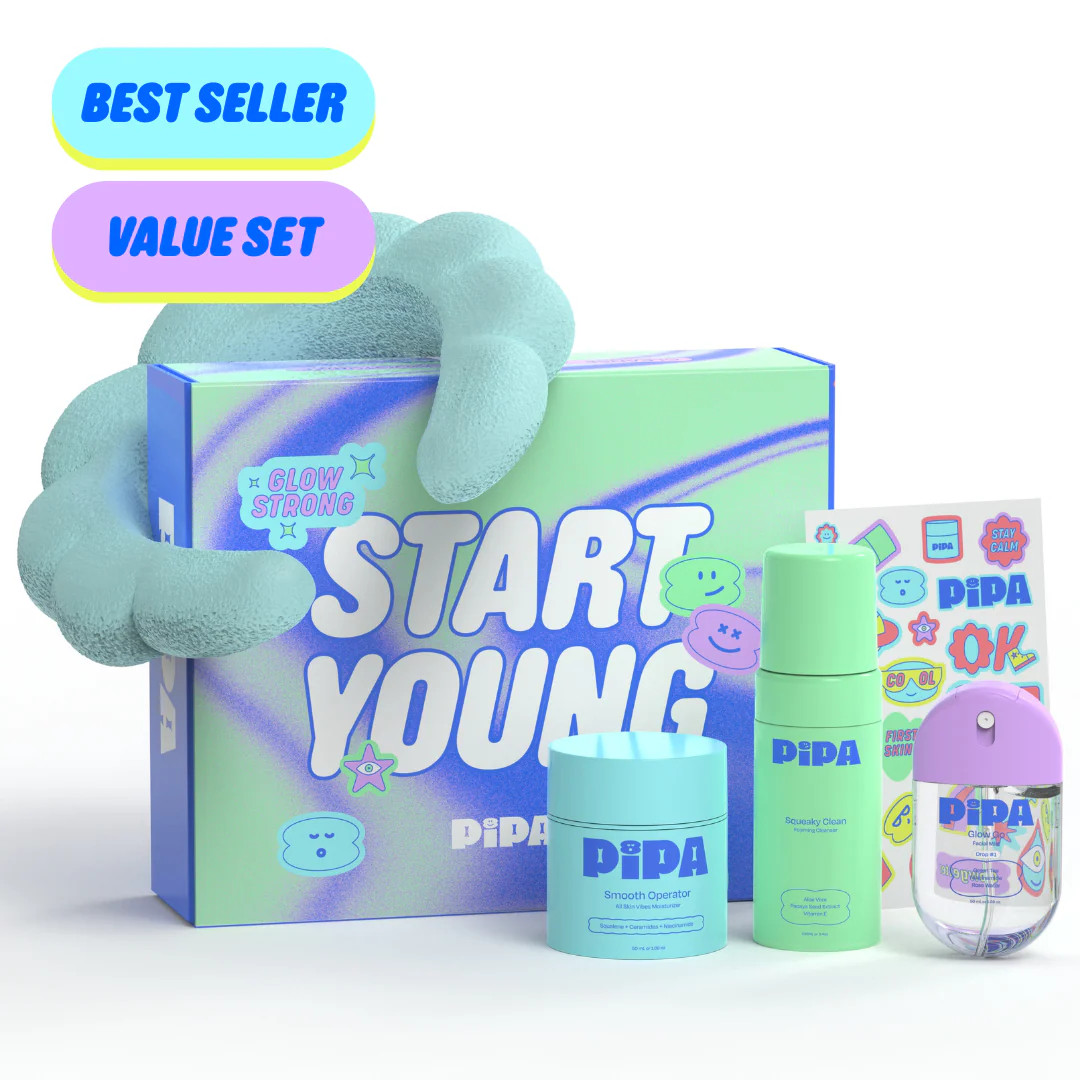 Start Young Bundle - Ideal Tween Skincare Routine Set | Pipa Skin Care