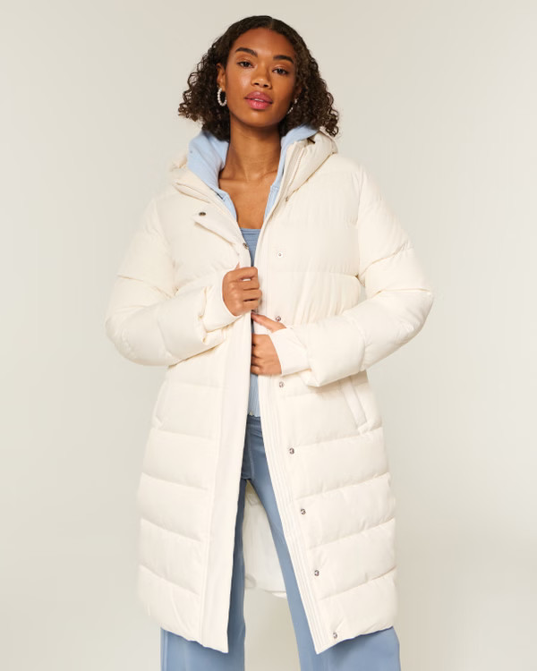 Longline Puffer Parka | Hollister (US)